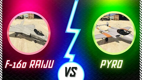 GTA online dogfight | F-160 Raiju VS Pyro, who would win?