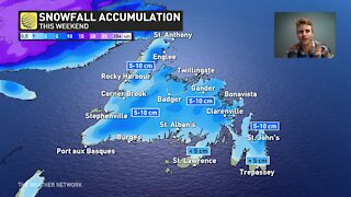 A bizarre weather record plus a dynamic setup this weekend, Newfoundland