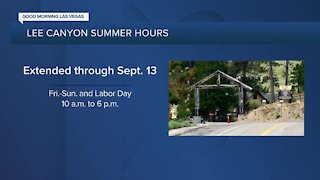 Lee Canyon summer hours