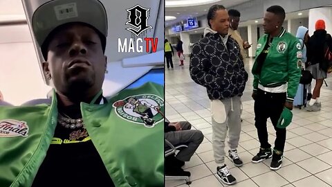 Boosie Hops On His Flight Expeditiously After Running Into T.I. At The Airport! 😱