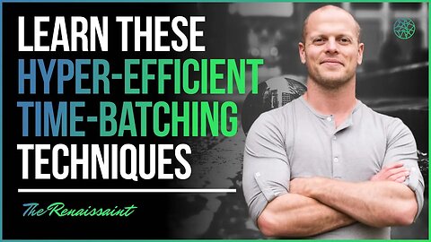 Tim Ferriss on Staying Productive with Time-Batching | The Renaissaint
