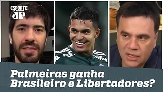 O Palmeiras vai ganhar Brasileiro e Libertadores? Veja DEBATE!