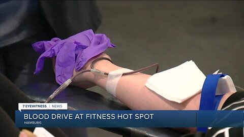 RISE Fitness Studio in Hamburg hosts a blood drive