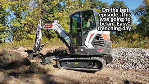 Trenching & installing water line (300') & installing frost free hydrants for cabin build project