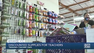 Discounted teacher supply store seeing teachers prepare for in-person instruction