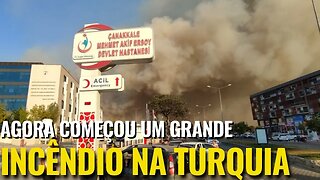 GRANDE INCÊNDIO AQUI NA TURQUIA || ESTREITO PARALISADO || Renato Barros