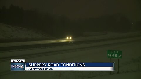 Slippery road conditions January 17th