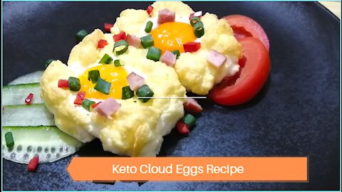 Keto Cloud Eggs Recipe #Keto #Recipes