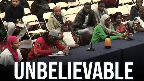 African Migrants COMPLAIN at NYC Town Hall over FREE FOOD And HOUSING
