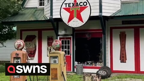 US teen discovers perfectly-preserved abandoned diner from the 1950s