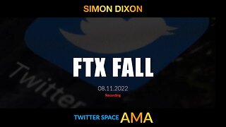 Twitter spaces AMA Recording 08.11.2022 | emergency broadcast FTX Fall