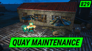 Resting At This Quay Maintenance Shed | Fallout 4 Unmarked | Ep. 829