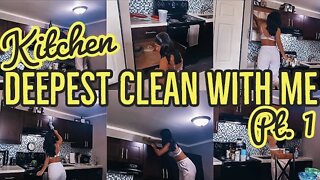 *EXTREME* DEEPEST CLEAN OF KITCHEN EVER PT. 1 2021 | EXTREME SPEED CLEANING MOTIVATION | ez tingz