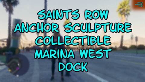 Saints Row Anchor Sculpture Collectible Marina West Dock
