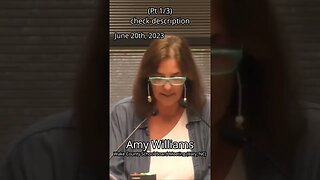 (1/3) Amy Williams Public Comment (06-20-2023) #shorts #shortsfeed #news #politics #school