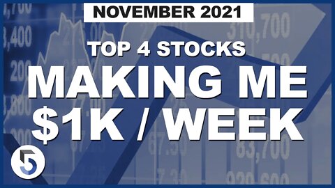 $1,000 Per Week With Just 4 Stocks Using The Wheel Strategy!