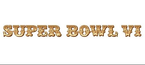 1972-01-16 Super Bowl VI Miami Dolphins vs Dallas Cowboys