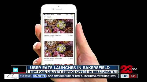 UberEATS launches in Bakersfield