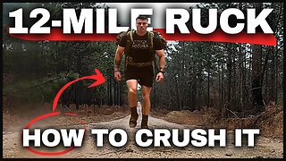 Crush the 12 Mile Ruck | Ranger School, Special Operations, Airborne, SFAS, Infantry, US Army
