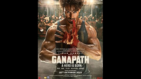 GANAPATH OFFICIAL TRAILER #amitabhbachchan #Tigershroff #kritisanon #hindi #action #scifi