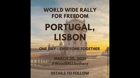 On March 20, 2021, we will stand side by side with people from all over the world for our freedom!