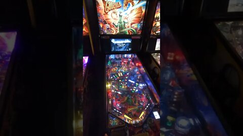 Godzilla Pinball: The damage to the city is astronomical.