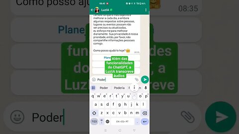Conheça a LuzIA Chat de IA para Whatsapp! Transforme conversas com inteligência artificial #chatgpt