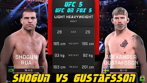 UFC 5 - SHOGUN VS GUSTAFSSON