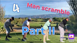4 Man Scramble Part 2 ! Playing the Tip at Del Lago Golf Club. [Storytime Golf]