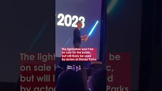 Disney Unveils REAL Lightsaber