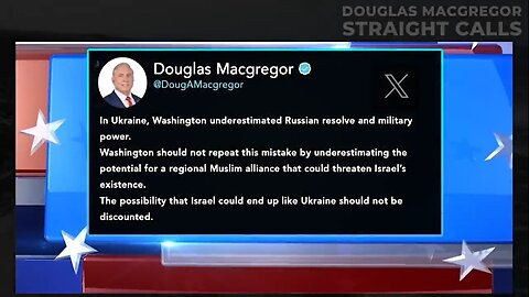 Col Douglas Macgregor: This Is The End Of NATO and How To Fix USA 10.23.2023