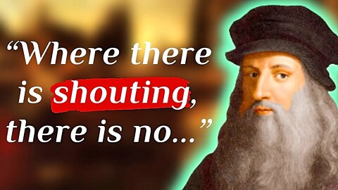"Where there is shouting, there is no..." | da Vinci Quote Explained #davinci #unmatched