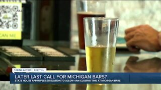 Bar closing time bill passes Michigan House