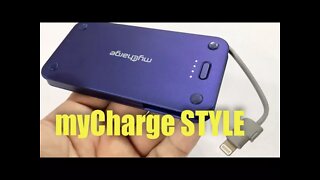 MyCharge 3000mAh Style Power Plus Portable Charger for iPhone with Built-in Lightning Cable review
