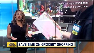 Free pick-up service saves time grocery shopping