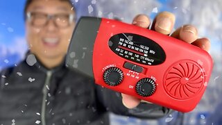 Be Prepared With This Emergency Crank Weather Radio