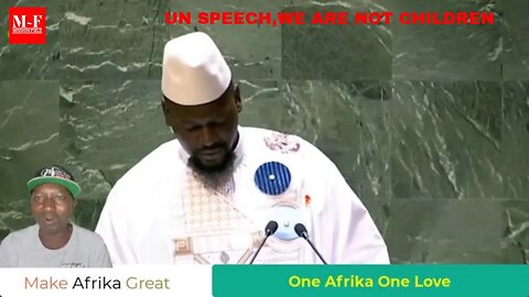 Guinea Military Doumbouya Leader Speech at UN, "WE ARE NOT CHILDREN", stop interference in AFRICA.