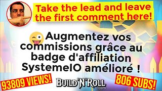 😜 Augmentez vos commissions grâce au badge d'affiliation SystemeIO amélioré !