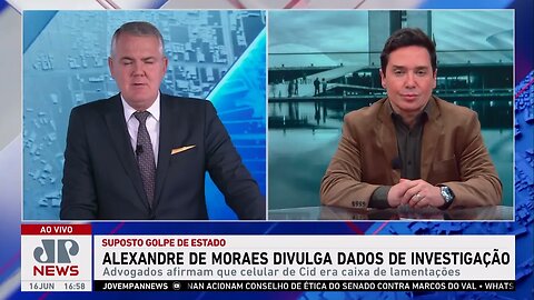 Moraes divulga dados sobre a investigação de Mauro Cid | PRÓS E CONTRAS