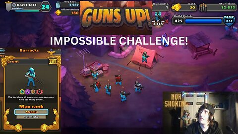 GUNS UP! IMPOSSIBLE GRUNT CHALLANGE! Lets Play And Chat!