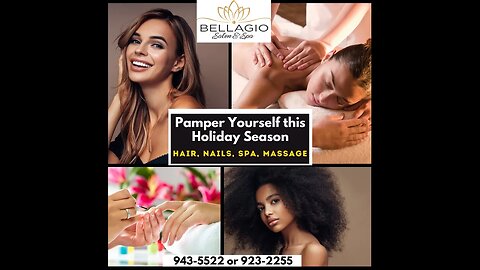 Pamper yourself this Christmas at the Bellagio Salon and Spa