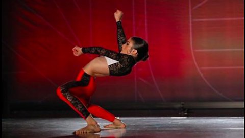 12 year old wins 1st place with unique contemporary dance!