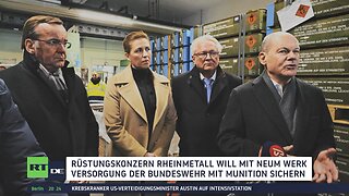 Neue Rheinmetall-Fabrik: Proteste gegen Rüstungspolitik der Bundesregierung