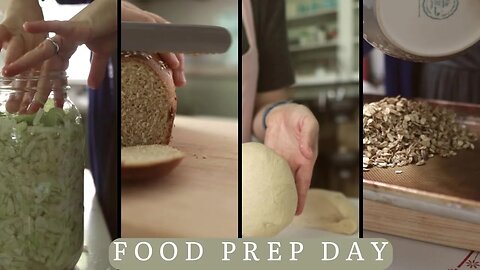 FOOD PREP DAY | BREAD | GRANOLA | SAUERKRAUT | PIZZA CRUST