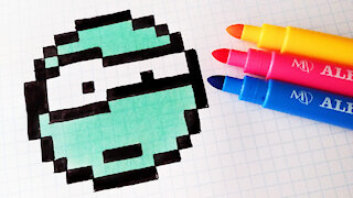 how to Draw emoji 3 - Hello Pixel Art by Garbi KW
