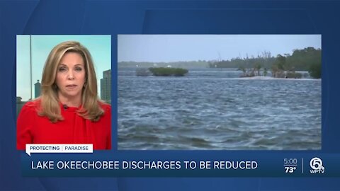 Army Corps of Engineers reducing discharges from Lake Okeechobee