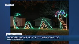 Racine Zoo debuts holiday lights drive-thru event