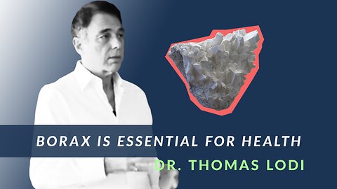Borax is Essential For Health