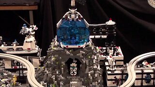 Lego Monorail Space Layout at Legoworld 2014