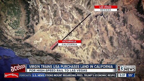 Virgin Trains USA purchases land in California for high-speed rail to Las Vegas